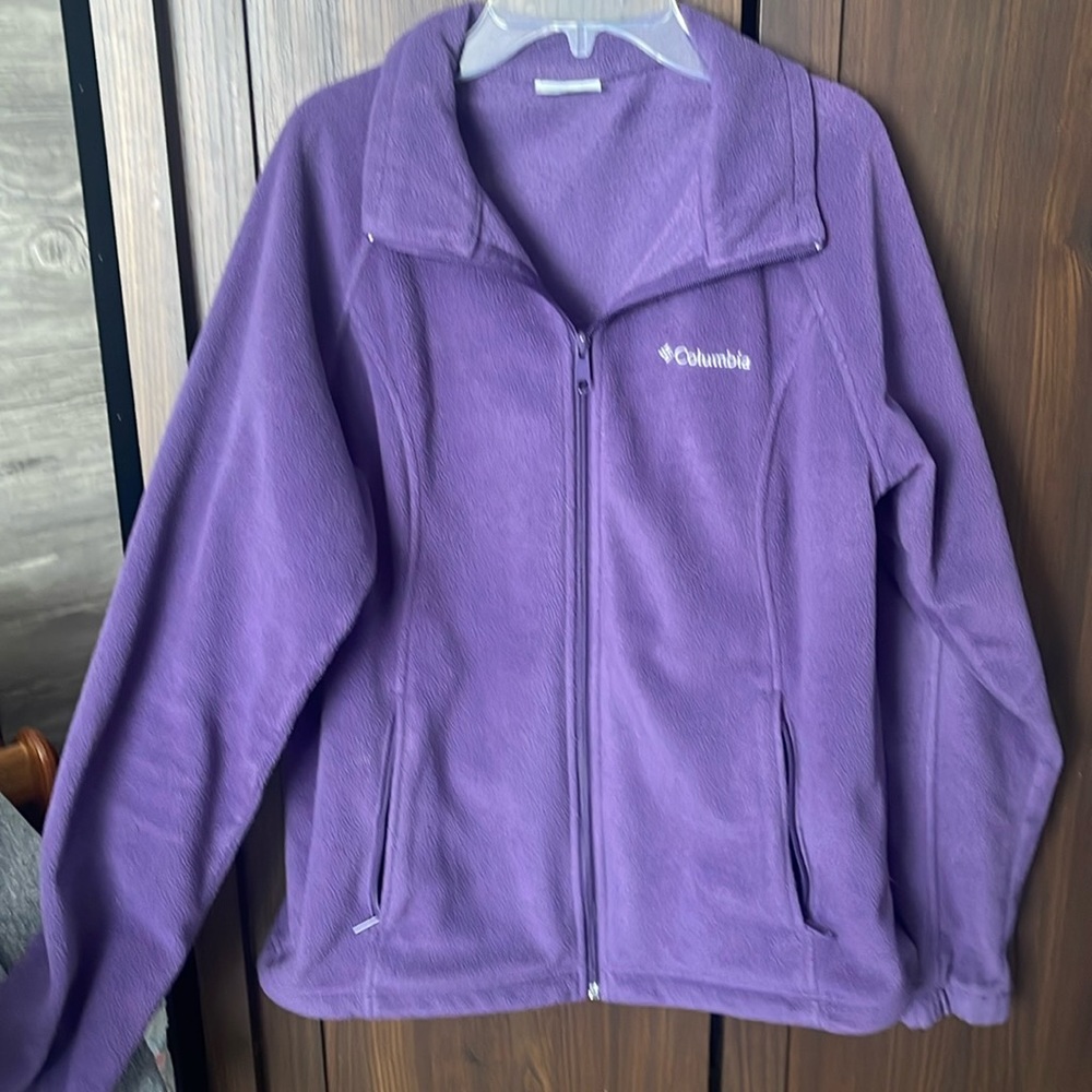 Columbia full zip fleece jacket